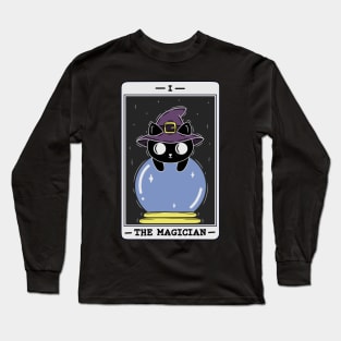 The Magician Cat Tarot Card Long Sleeve T-Shirt